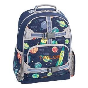 Pottery Barn Kids Mackenzie Navy Solar System Glow-in-the-Dark Backpack - Small